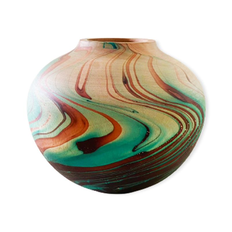 WDN 10X8 IN/TURQUOISE SWIRL