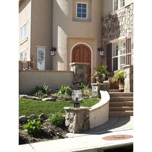 Village Lantern 13'' High 1-Light Outdoor Sconce - Weathered Charcoal 6