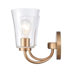 Emily 17'' Wide 2-Light Vanity Light - Brushed Gold 4