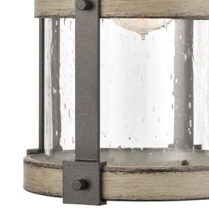 Annenberg 16'' High 1-Light Outdoor Sconce - Anvil Iron 4