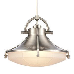 Urbanite 13'' Wide 1-Light Pendant - Satin Nickel 4