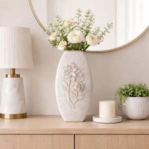 HAYESTON WHITE VASE 18 (IN) 2