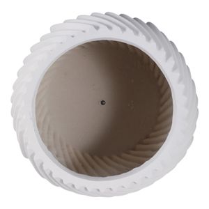 HAYFIELDPARK SET OF 2 WHITE PLANTER 8 (IN) 6