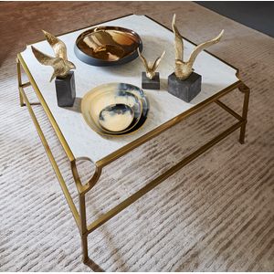 Blain Coffee Table - Antique Brass 9