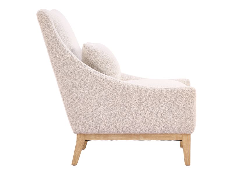 Velun Accent Chair Ivory 3