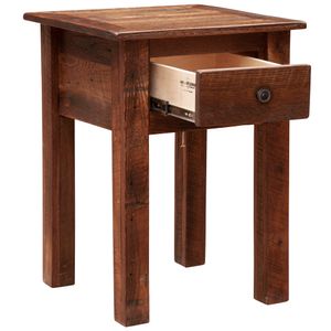 Barnwood One Drawer Nightstand 3