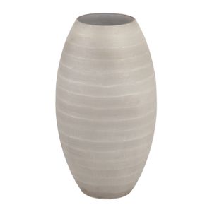 FINLEYTON GRAY GLASS VASE 13 (IN) 4