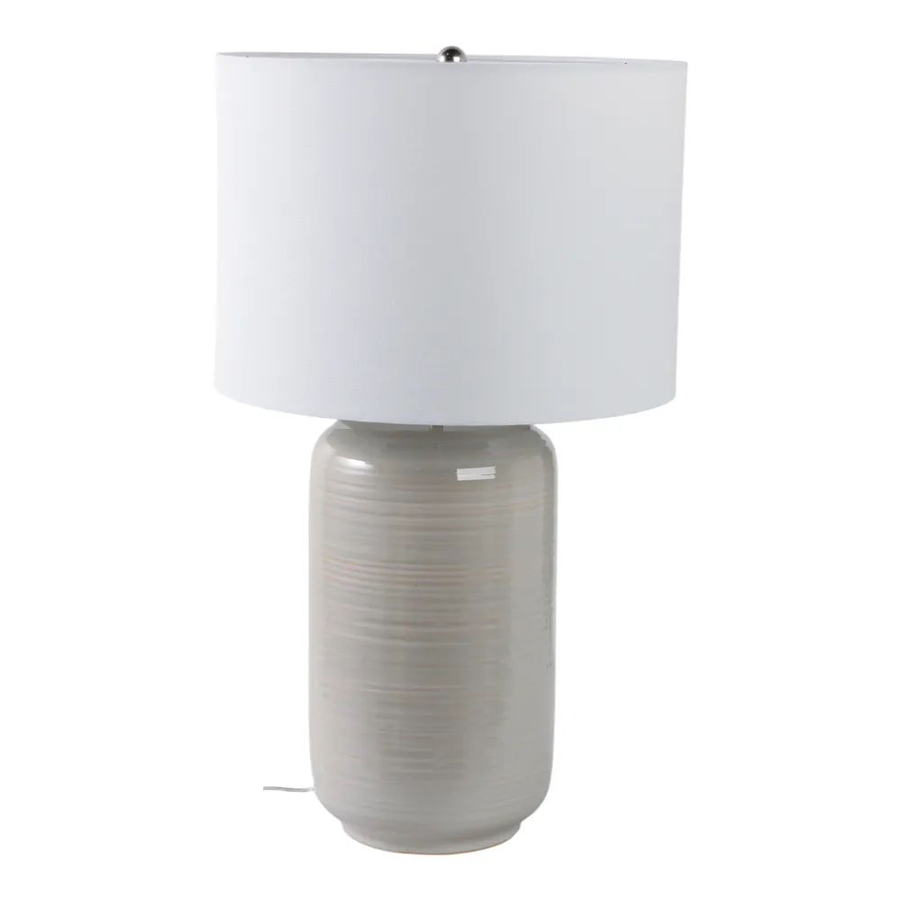 RIDLEYLEY BEIGE LAMP 26 (IN)