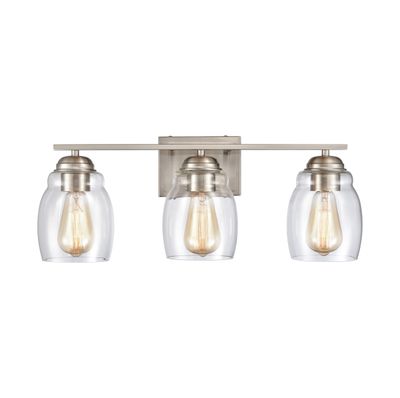 Calistoga 22'' Wide 3-Light Vanity Light - Brushed Nickel