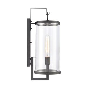 Hopkins 20.25'' High 1-Light Outdoor Sconce - Charcoal Black 4