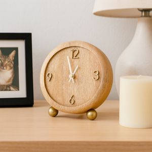 NOLANMORE TAN CLOCK 7 (IN) 12