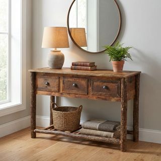 Appalachian Three Drawer Console Table
