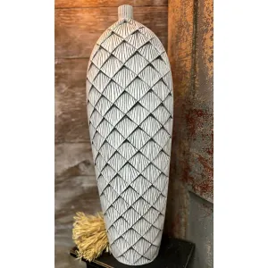 Tall Diamond Vase 24in 1