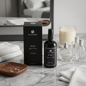 PAXTONVALE BLANC SAFFRON & SUEDE CANDLE 6 (IN) 9
