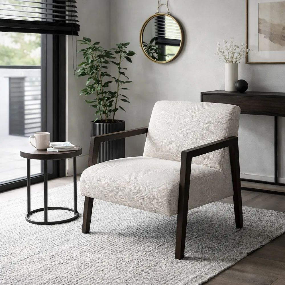 DERMOTWAY WHITE CHAIR 30 (IN)