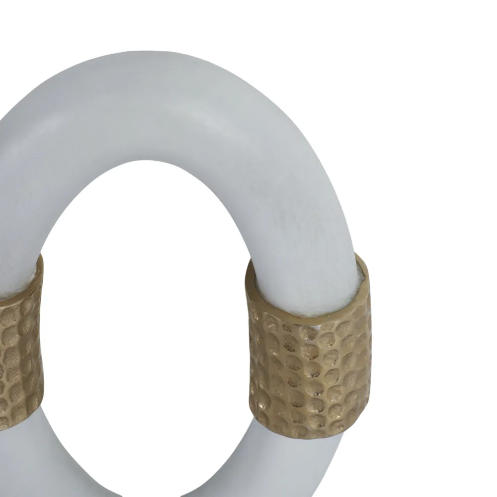 WESTONSHAW SET OF 3 WHITE WALL SCULPTURES 14 (IN)