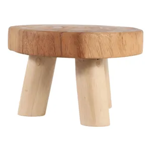GLASERBEACH BROWN STOOL 6 (IN) 3
