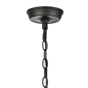 Tangent 16'' Wide 3-Light Pendant - Matte black 5