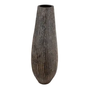 BRAMFORD BLACK VASE 39 (IN) 6