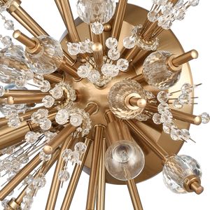 Starburst 26'' High 4-Light Sconce - Satin Brass 4