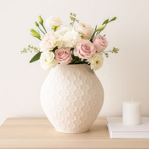 DILLONMOOR IVORY VASE 11 (IN) 10