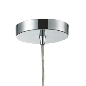 Watersphere 10'' Wide 1-Light Mini Pendant - Polished Chrome with Smoke 3