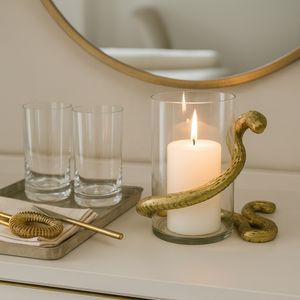 HARPERRIDGE GOLD CANDLE HOLDER 6 (IN) 2