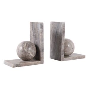 TESSOAK SET OF 2 TAN BOOKENDS 7 (IN) 4