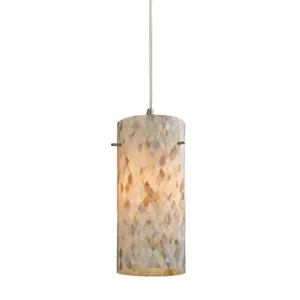Capri 5'' Wide 1-Light Mini Pendant - Satin Nickel 1