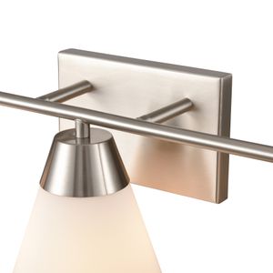 Vivica 24'' Wide 3-Light Vanity Light - Brushed Nickel 6