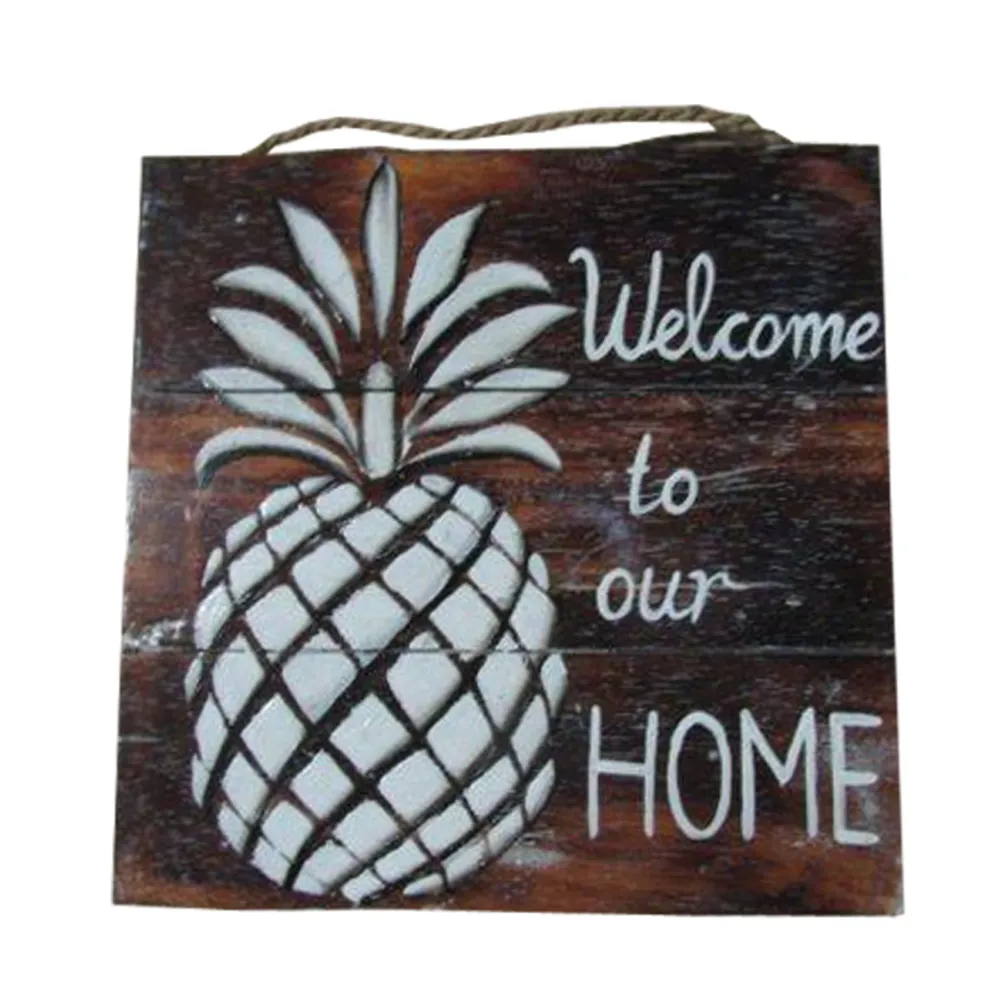 12" WELCOME HOME PINEAPPLE SIGN