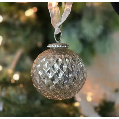 Shiny Diamond Hanging Ornament 3.5in