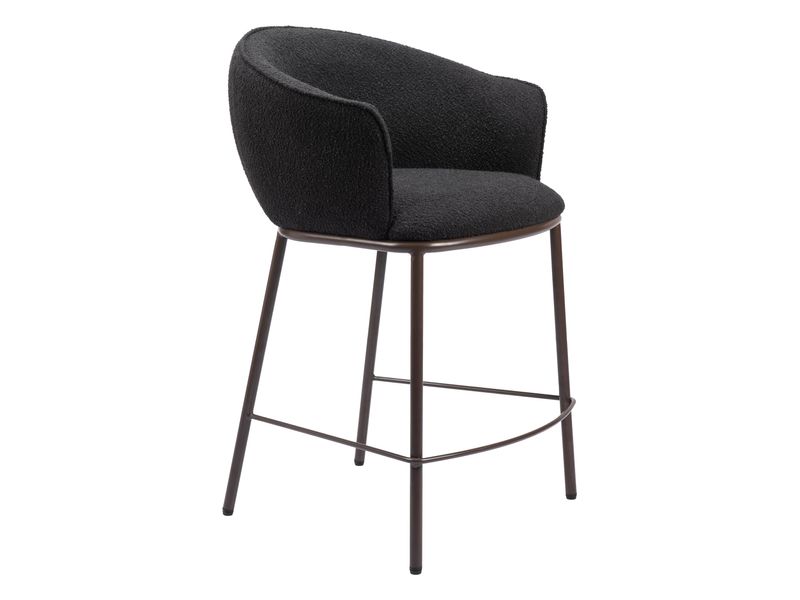 Essen Counter Stool Black & Bronze 7