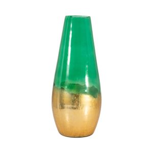 REEDMORE GREEN GLASS VASE 19 (IN) 1