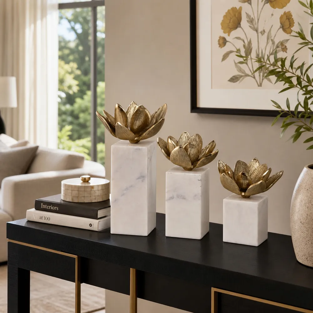 RUTH SET OF 3 BRONZE DECOR 10 (IN)