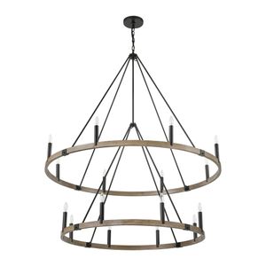 Transitions 56'' Wide 16-Light Chandelier - Oil Rubbed Bronze 2