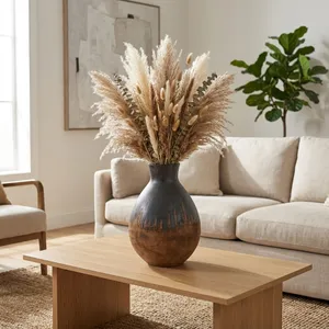 MONROEMILL BLACK VASE 17 (IN) 11