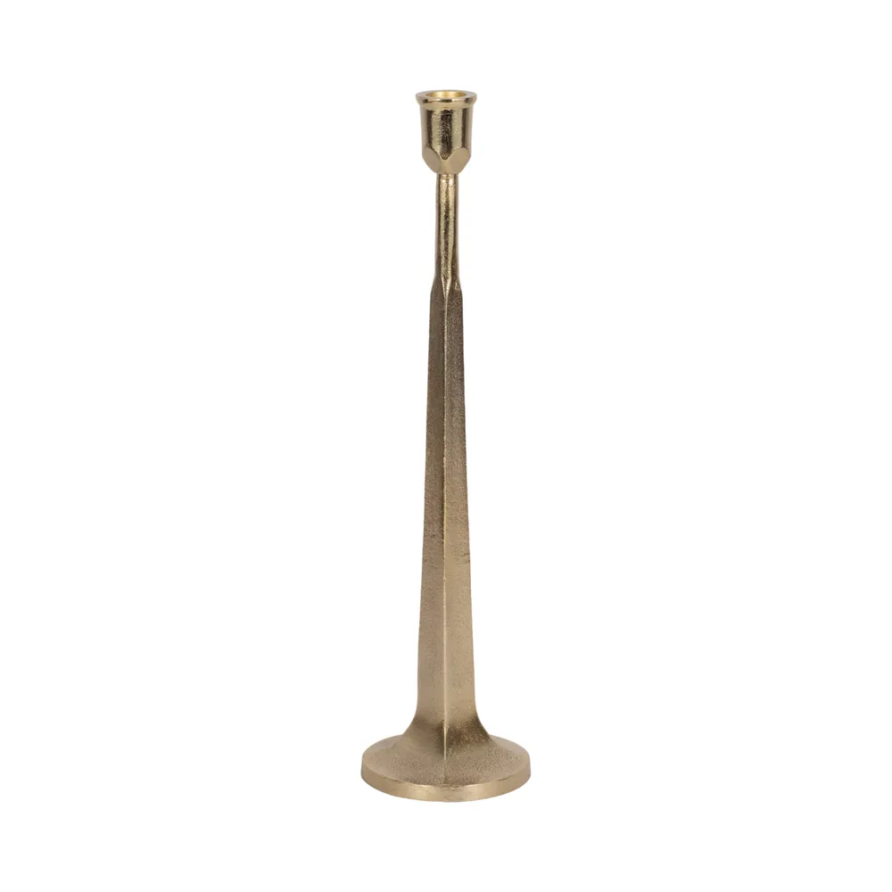 DALELEY GOLD CANDLE HOLDER 17 (IN)