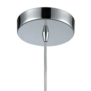 Watersphere 10'' Wide 1-Light Mini Pendant - Polished Chrome with Clear 3