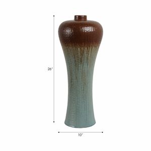 GAVINLAKE BROWN VASE 26 (IN) 7