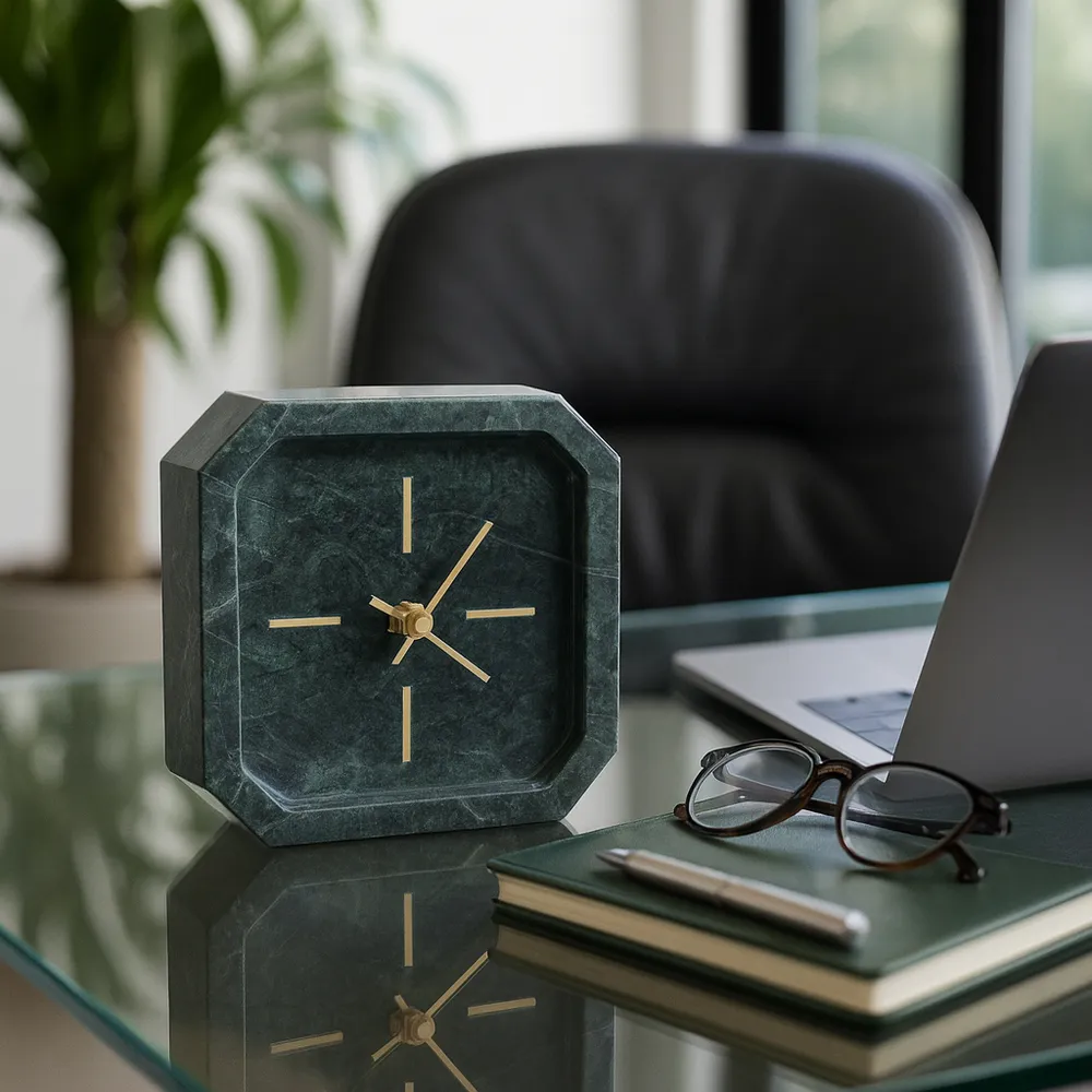 VALESTONE GREEN CLOCK 6 (IN)