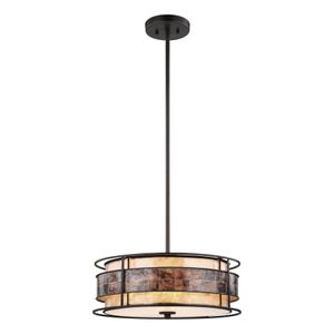 Tremont 18'' Wide 3-Light Chandelier - Tiffany Bronze 1