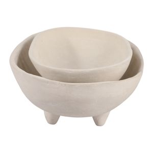 FLEMMINGMOOR SET OF 2 IVORY BOWLS 5 (IN) 5