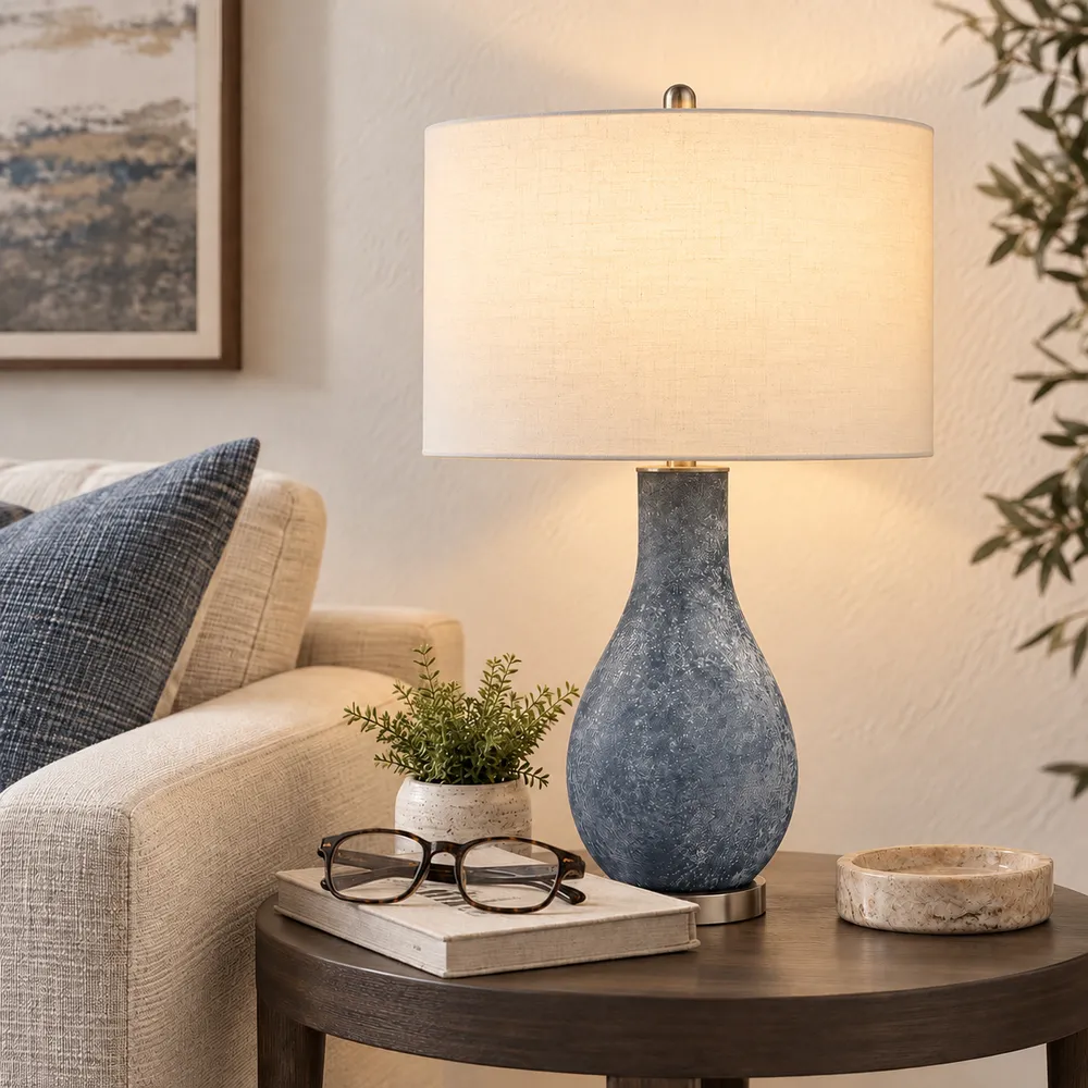 BAKERLEY BLUE LAMP 29 (IN)