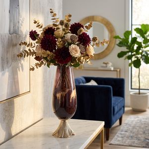 HORTONBURN BRONZE GLASS VASE 19 (IN) 2