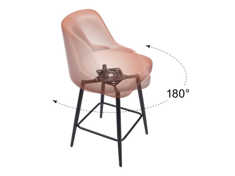 Keppel Swivel Counter Stool Brown 8