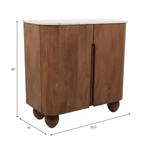 FARGOLAKE TAN CABINET 30 (IN) 9