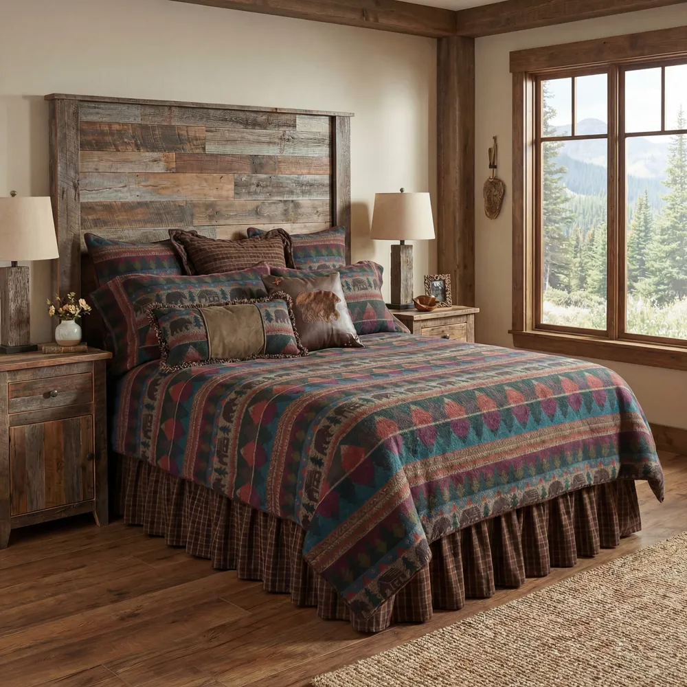 Cabin Bear  - Value Set - Cal King
