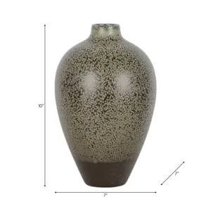 CAMDENMOOR GREEN VASE 10 (IN) 7