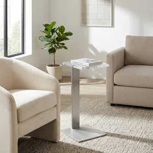 CARTERWAY CLEAR TABLE 24 (IN) 10